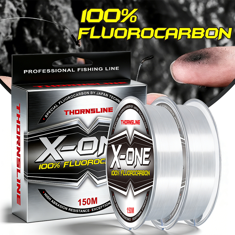 Ice Fishing Line - Thornsline 100% Fluorocarbon Fishing Line 50M