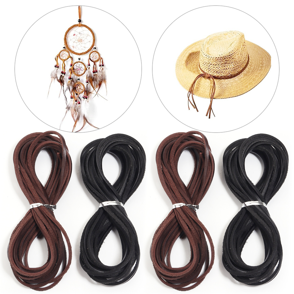 5yards 3mm Genuine Cow Leather - Braided Line review and price