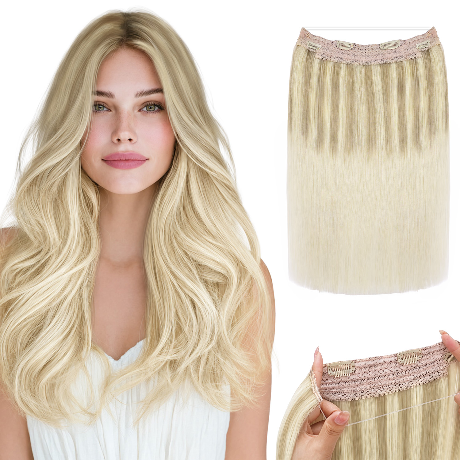 Sunmofavo Wire Halo Hair Exten - Tippet Line review and price