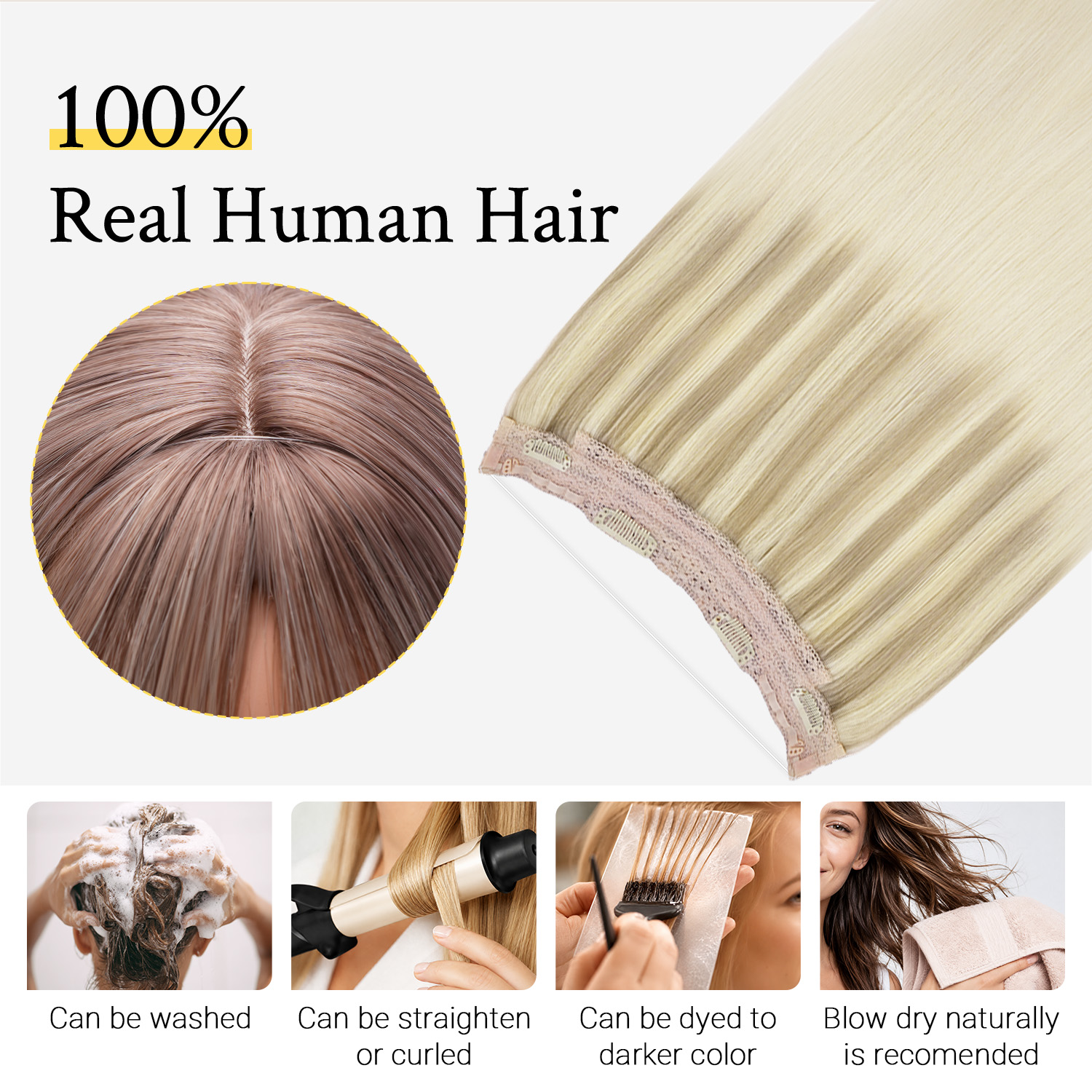 Sunmofavo Wire Halo Hair Exten - Tippet Line review and price