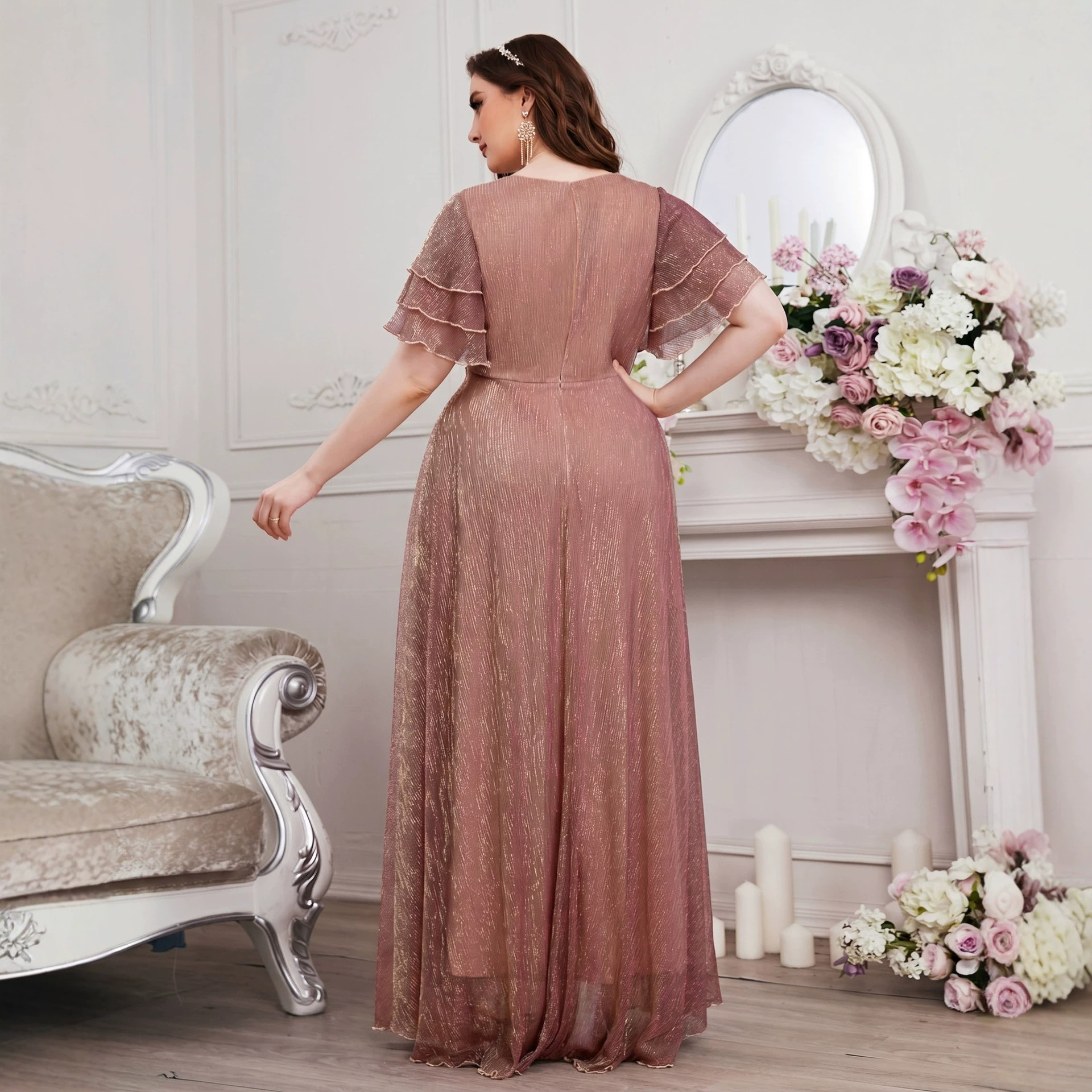 Luxury Curvy Blush Gold Glitte - Fly Line review and price