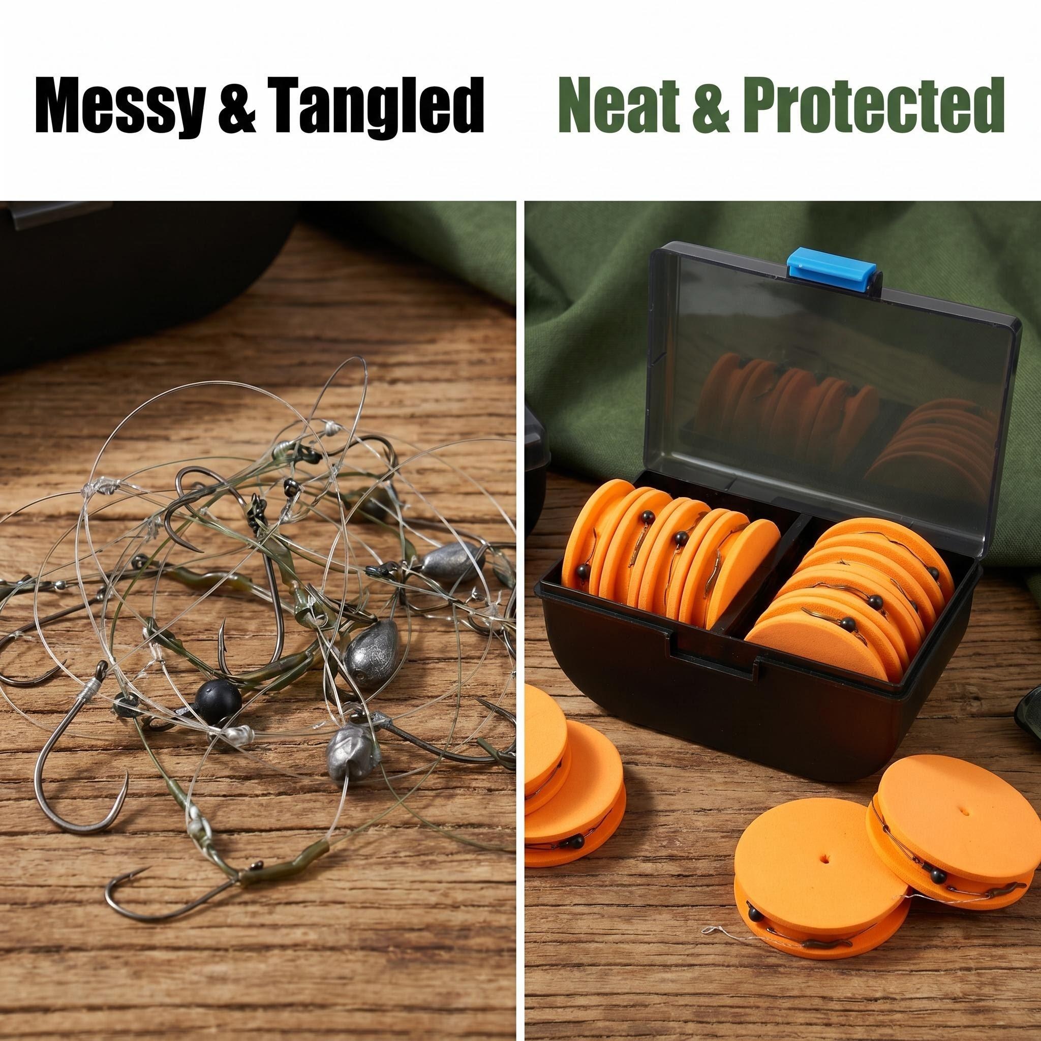 Hirisi 10pcs EVA Foam Fishing  - Fishing Line Box review and price
