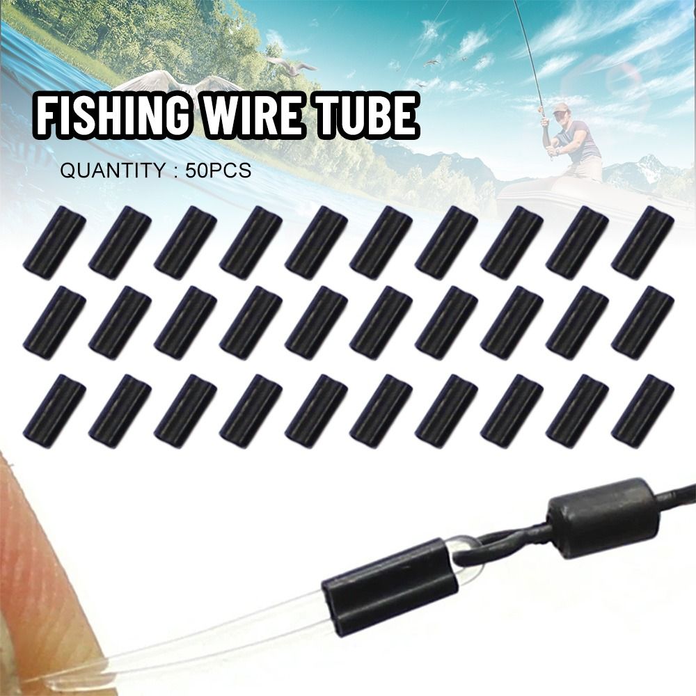 50pcs Carbon tube Fishing Crim - Monofilament Line review and price