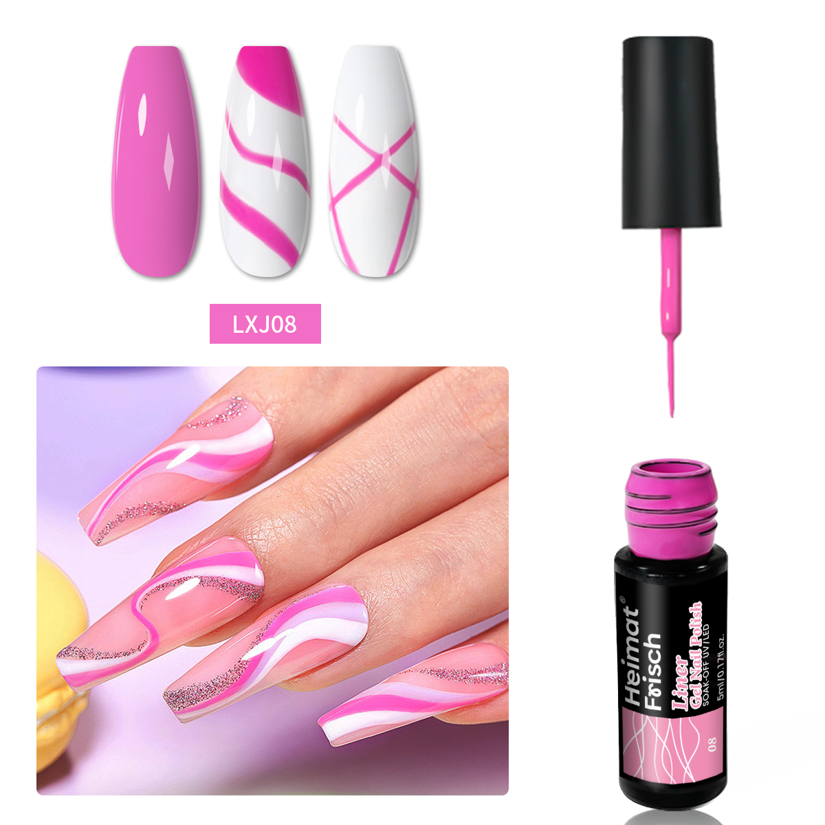 5 ml set Glitter Line Drawing  - Copolymer Line review and price