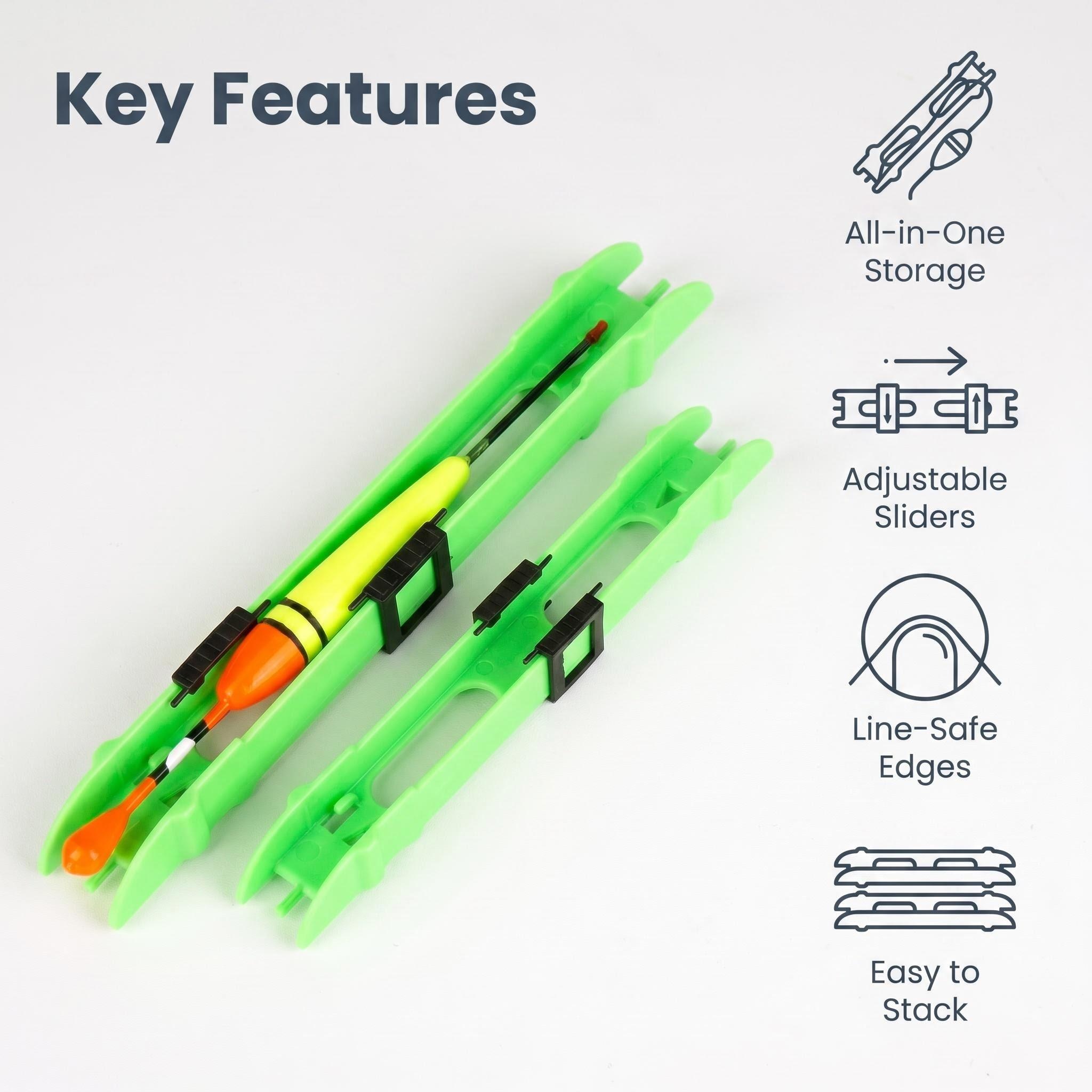 HIRISI 10Pcs Double Slider Fis - Fishing Line Dispenser review and price