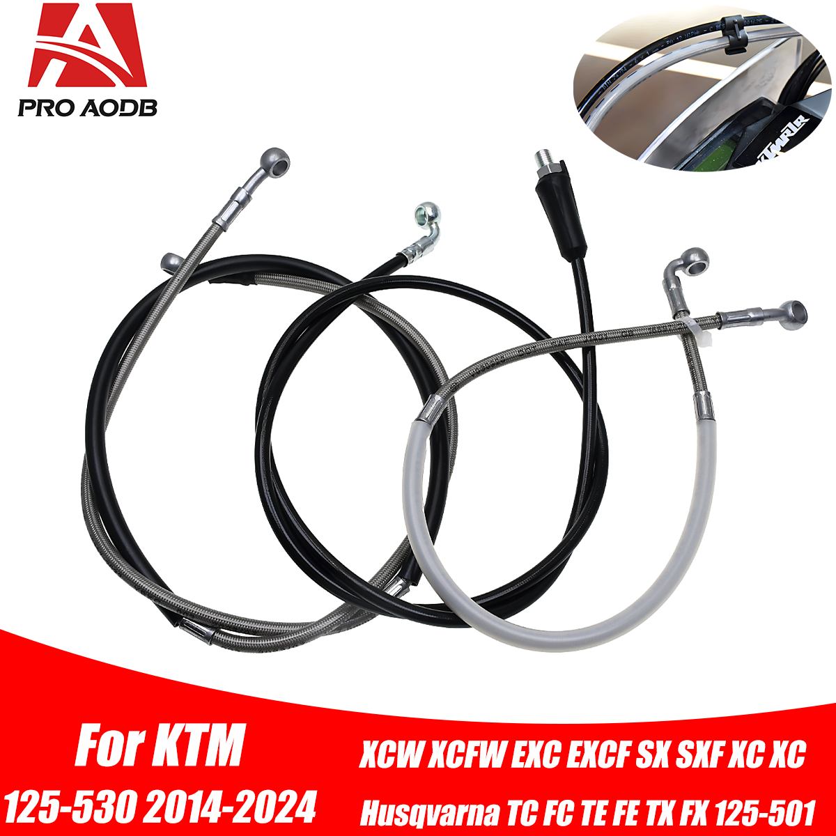 Motorcycle Front Rear Brake Oi - Braided Line review and price