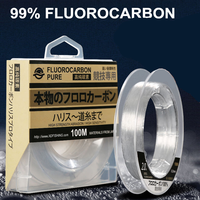 99% Fluorocarbon Fishing Line  - Ice Fishing Line review and price