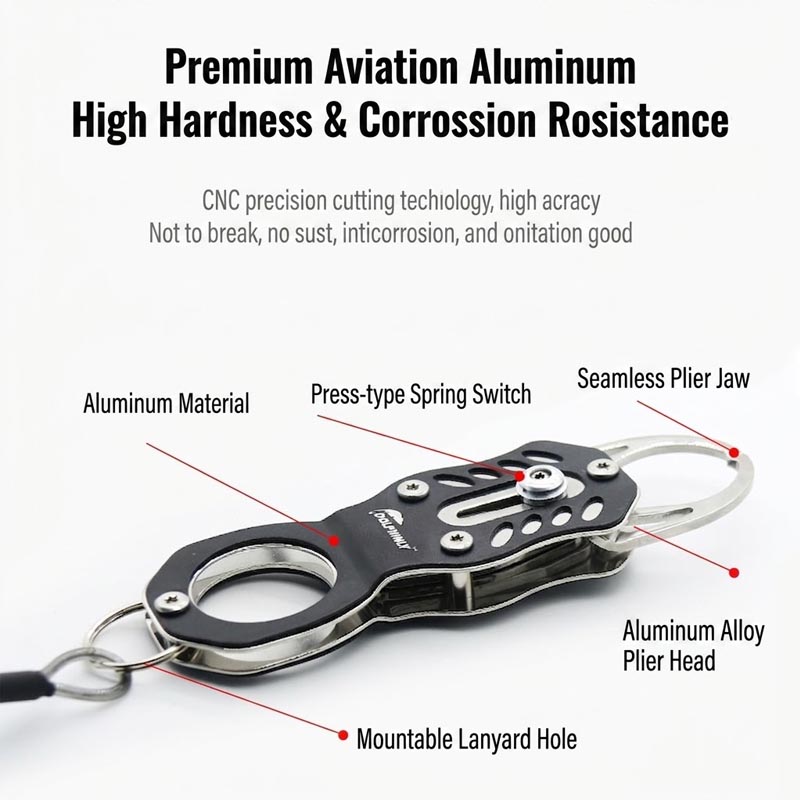 Micro Fishing Pliers and Fish  - Fishing Line Cutter review and price