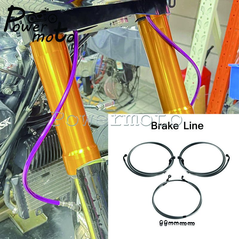 Motorcycle Extended Brake Line - Braided Line review and price