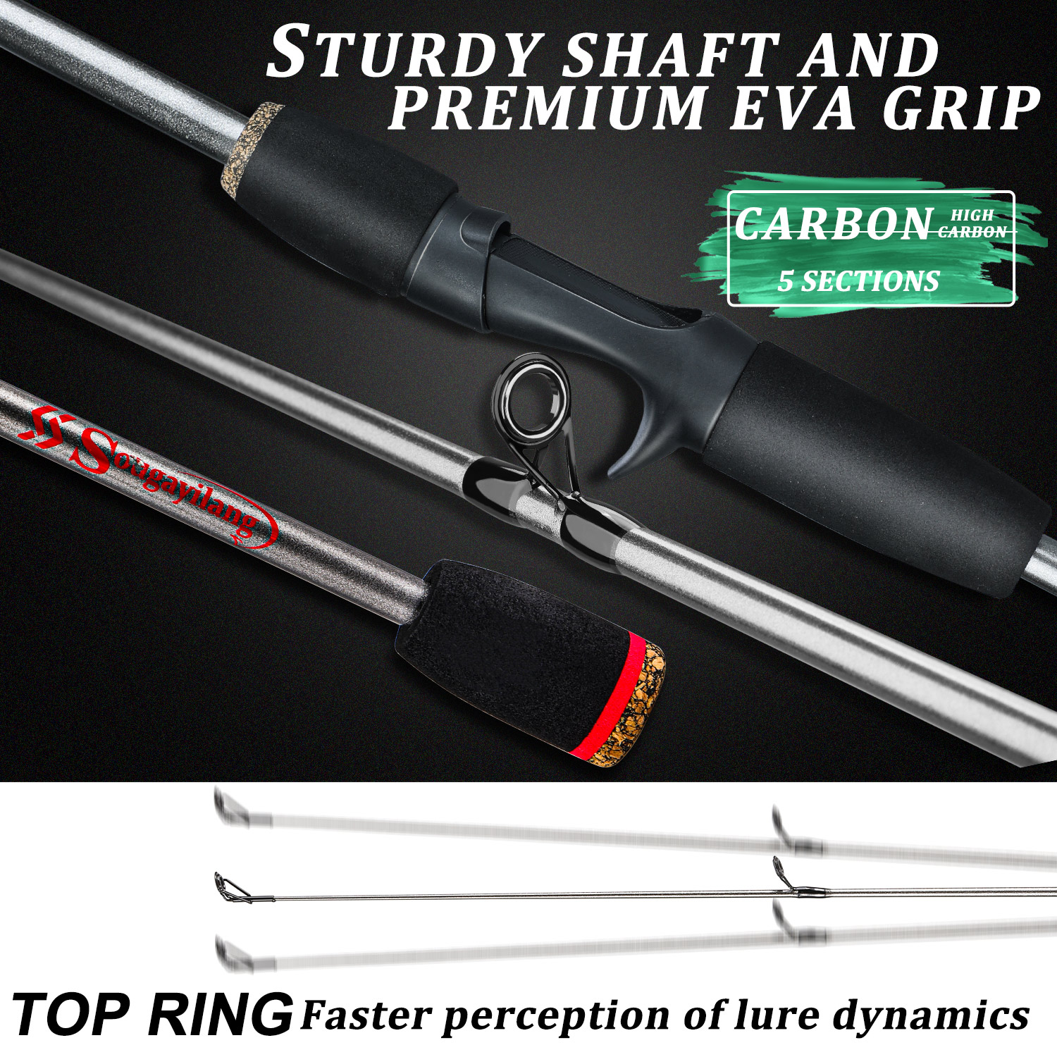 Sougayilang Fishing Rod Combo  - Saltwater Line review and price