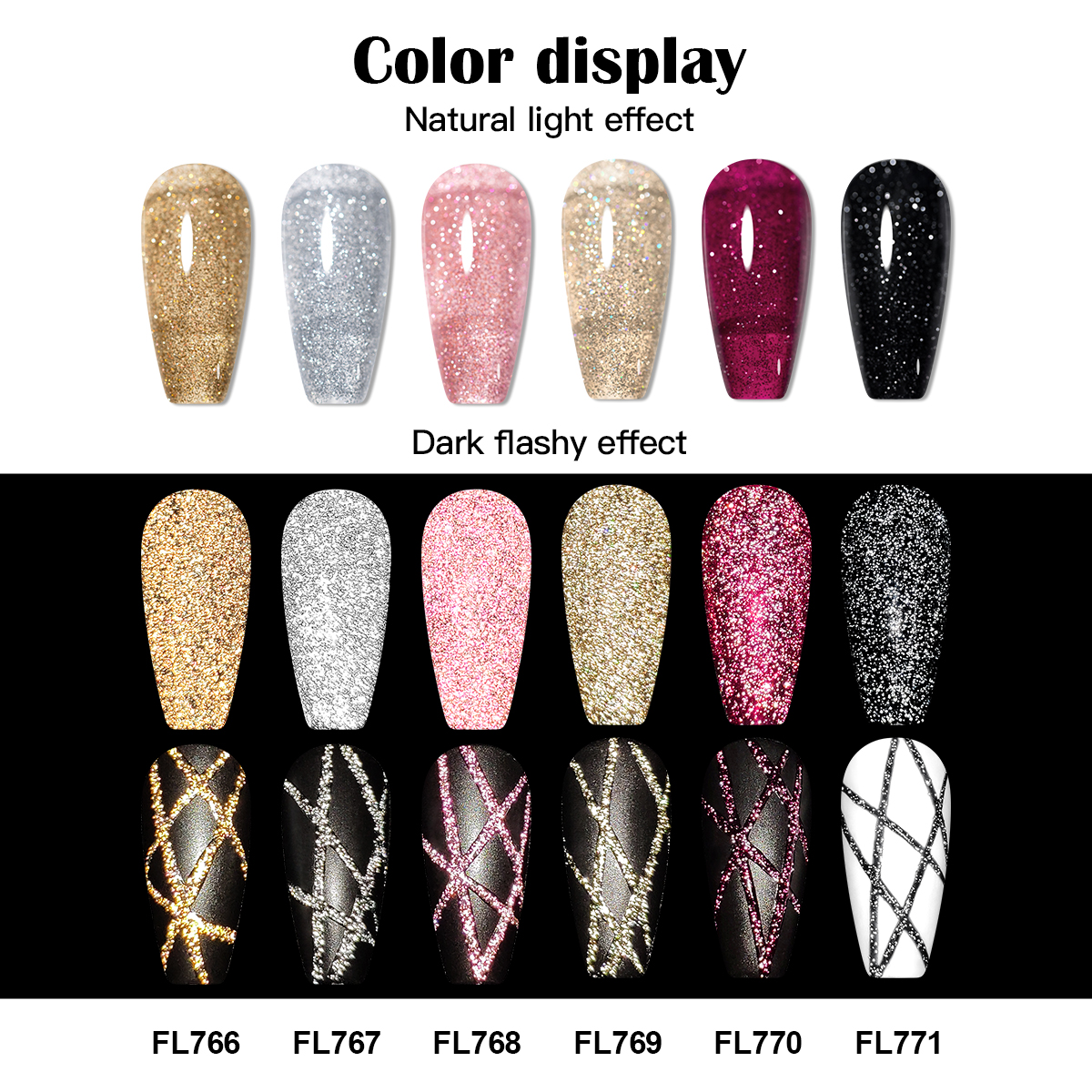 Gold Silver Reflective Glitter - Copolymer Line review and price