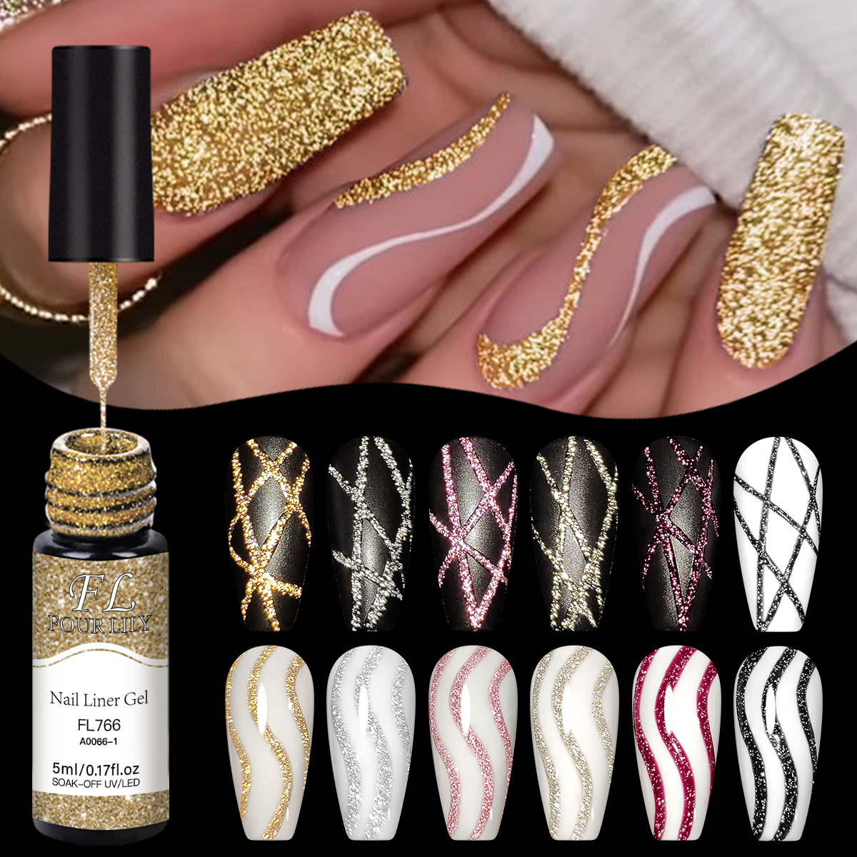 Gold Silver Reflective Glitter - Copolymer Line review and price