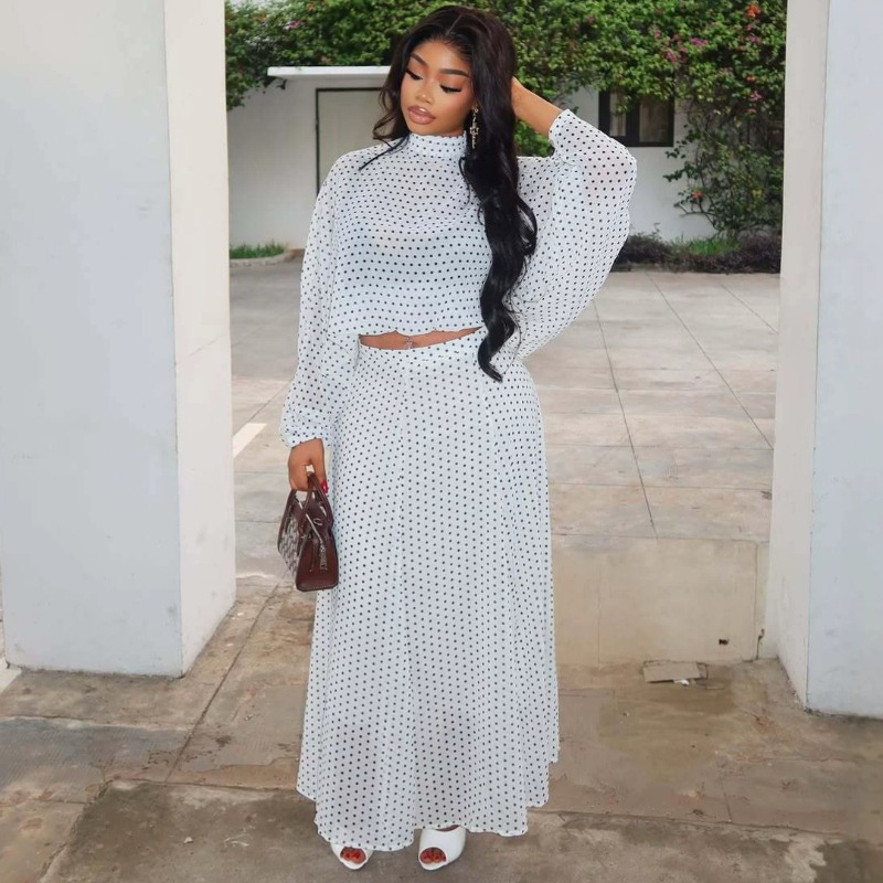 African Women Polka Dot Chiffo - Fly Line review and price