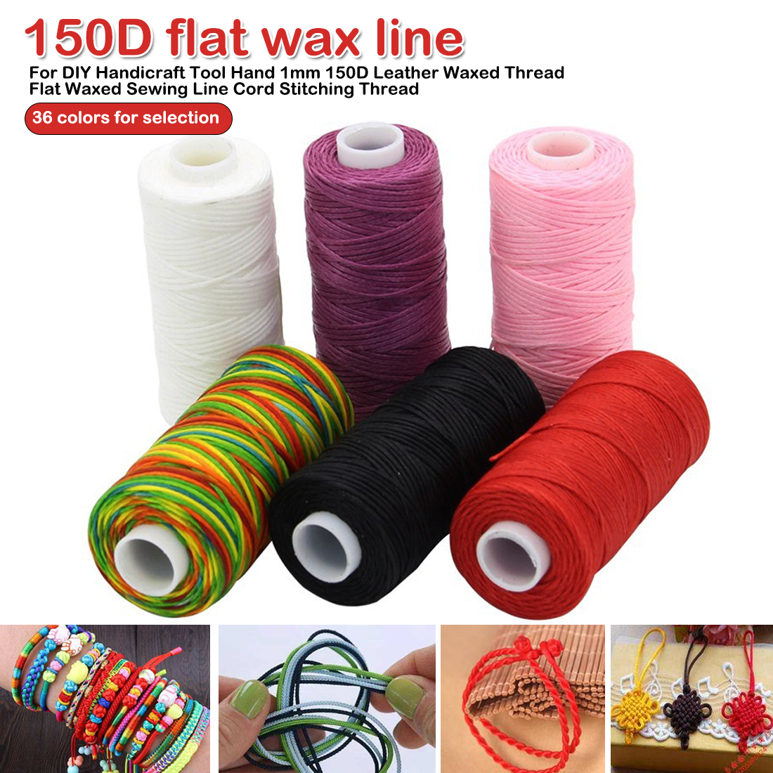 1mm 150D Leather Waxed Thread  - Copolymer Line review and price