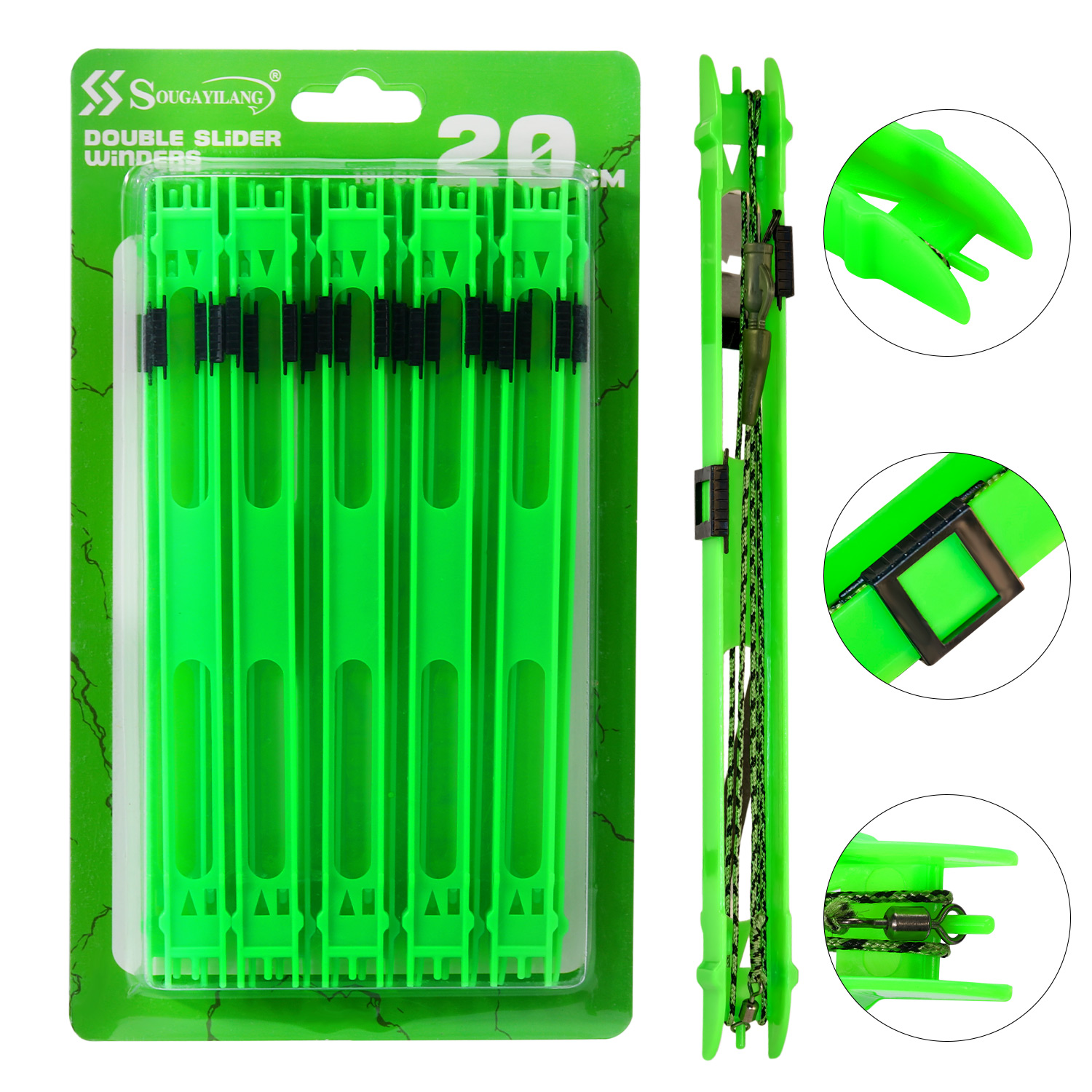 Sougayilang 10pcs Fishing Plas - Fishing Line Winder review and price
