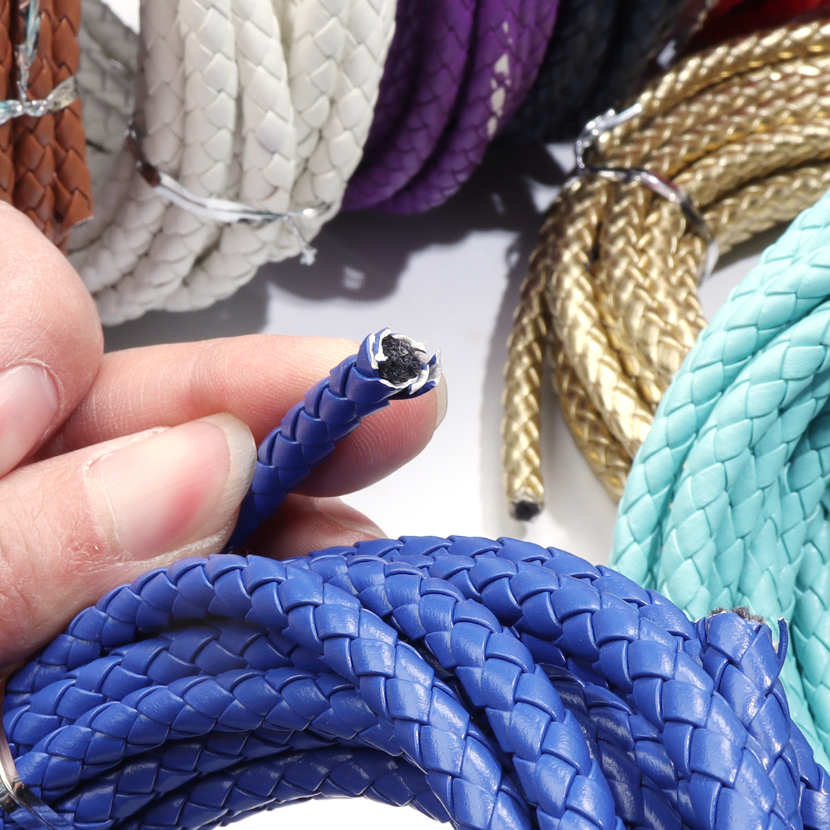 5 Yards/lot 6/7mm Braided Leat - Braided Line review and price