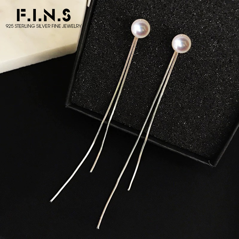 F.I.N.S 925 Silver Earrings Fo - Freshwater Line review and price
