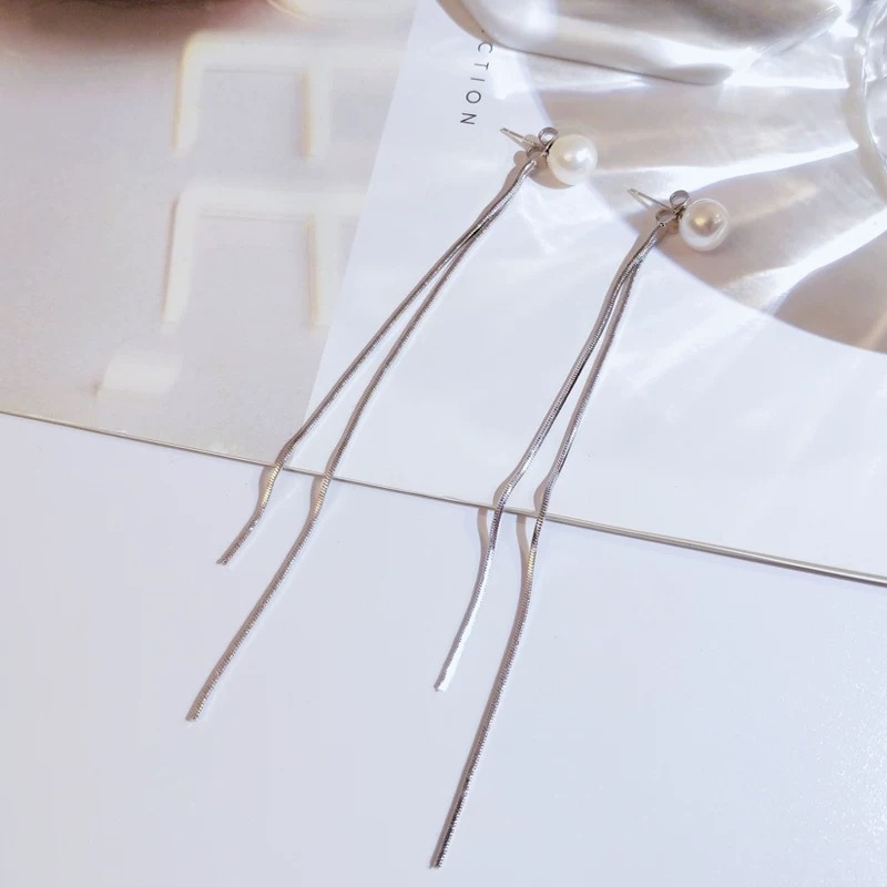 F.I.N.S 925 Silver Earrings Fo - Freshwater Line review and price