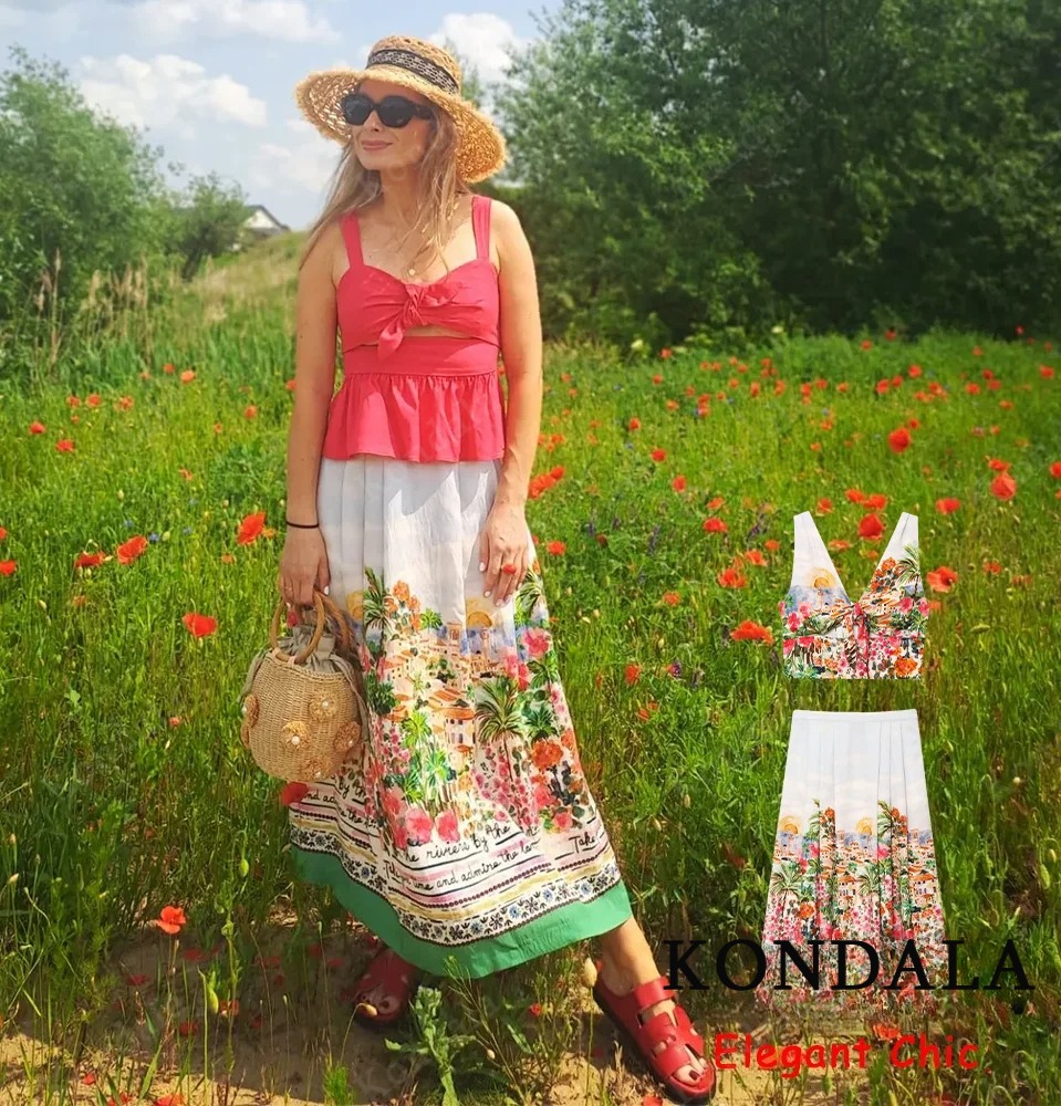 Summer Holidays Printed Skirt  - Fly Line review and price
