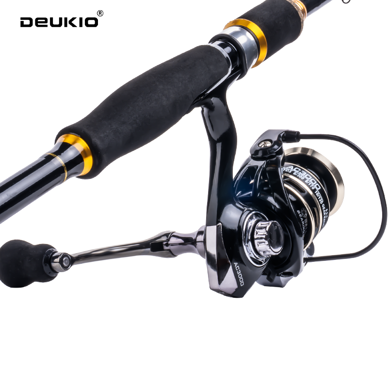 DEUKIO Fishing Rod Reel Combo  - Fishing Line Spooler review and price